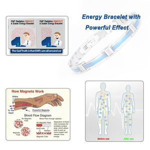 मूल जर्मेनियम प्राकृतिक पत्थर अच्छी टाइटेनियम क्वांटम ब्रेसलेट ऊर्जा ब्रांड सकारात्मक ऊर्जा ब्रासलेट मूल्य - Product Image 6