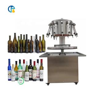 เครื่องบรรจุขวดพลาสติกกึ่งอัตโนมัติ12/14/18หัวฉีดไวน์ของเหลวแก้ว - Product Image 1