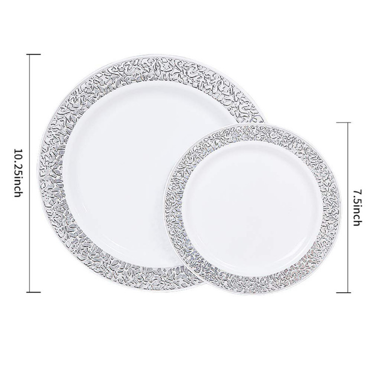 Assiette creuse en argent