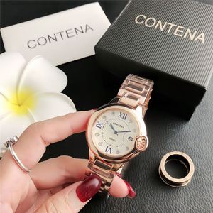 Reloj de cuarzo de lujo para mujer, reloj de acero inoxidable a prueba de agua, fabricante de relojes clásicos vintage para damas con logotipo. - Product Image 5