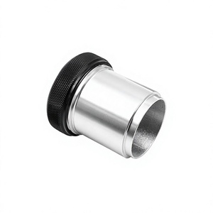 Tapa de Tanque de Combustible con Asa de 1.5 Pulgadas de Aleación de Aluminio Negra y Plateada Modificada para Piezas de Automóvil - Product Image 4