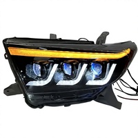 Ensemble de phares LED modifiés pour Toyota Highlander 2012-2014, projecteur DRL, clignotant séquentiel, animation bleue, plug-and-play