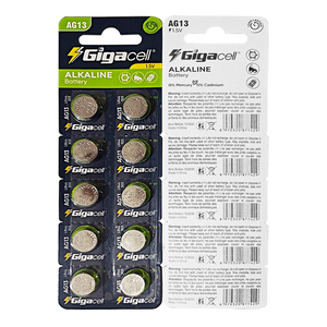 แบตเตอรี่กระดุม 1.5V รุ่น AG13 <span class=keywords><strong>LR44</strong></span> แบตเตอรี่อัลคาไลน์ ไม่สามารถชาร์จได้ เหมาะสำหรับนาฬิกา เครื่องคิดเลข หนังสือเสียง - Product Image 1