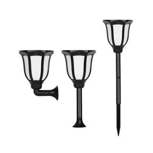 Lámpara Solar con Diseño de Llama de 10 LED, Luz Blanca Cálida, IP65, Luces de Paisaje para Decoración de Jardín de Hotel, Certificación ROHS, 12V - Product Image 1