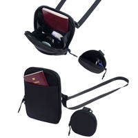 Hete Verkoop Waterdichte Verstelbare Mobiele Telefoon Tas Kleine Enkele Schouder Crossbody Tas Met Verwijderbare Sleutelzak Portemonnee