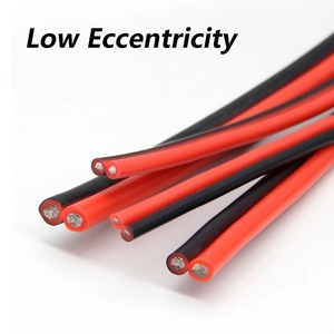 สายเคเบิลทองแดง PVC แบบยืดหยุ่น 2 ขา ขนาด 30/28/26/26/24-8AWG IP67 อะแดปเตอร์เชื่อมต่ออุปกรณ์อิเล็กทรอนิกส์ยานยนต์ ไฟ LED สีดำแดง ทนความร้อนสูง 12V - Product Image 4