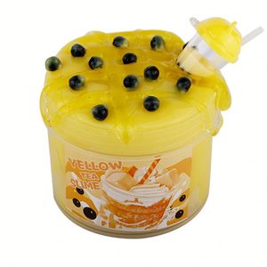 Cross-border Explosions Slime de Cristal Amarillo Tipo Lodo de Aceite, No Pegajoso, para Té de Burbujas, Pegamento de Burbujas y Lodo de Colores - Product Image 6