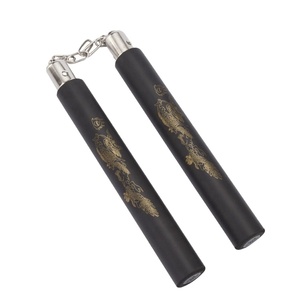 Unisex <span class=keywords><strong>EVA</strong></span> bọt nunchakus với chuỗi Thép không gỉ Kungfu võ thuật đào tạo bánh mẫu miễn phí biểu tượng tùy chỉnh - Product Image 3