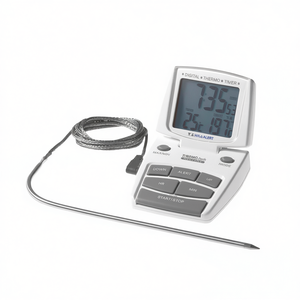 Thermomètre numérique avec sonde pour la surveillance de la température de cuisson en cuisine et fonction minuterie - Product Image 2