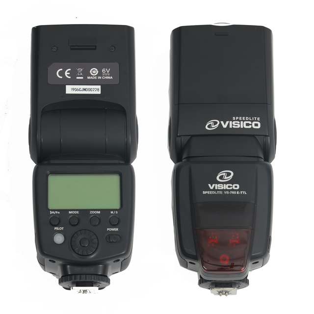 Professional VISICO VS-765 High-Speed Sync TTL Wireless Remote Control Portable Photography Lighting Kits Square Light Camera 4