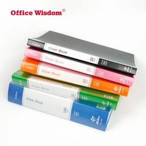 Presentation 20-100 <strong>Pockets</strong> A4 Display clear Book File Folder Document Holder Document Folder <strong>Plastic</strong> <strong>Pockets</strong> File Folder - Product Image 2