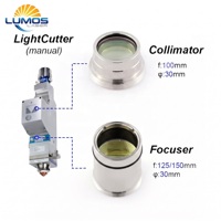 LUMOSLASER D30mm 4KW 6KW Kit Optik Kolimasi dan Fokusasi Laser Serat Kompatibel dengan Kepala LightCutter Precitec HPSSL