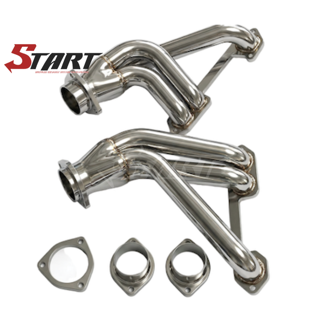 New START Exhaust Header for 1996-2003 for Dakota for 1500 3.9L V6 Stainless Steel Performance Racing Manifold Pipe Kit