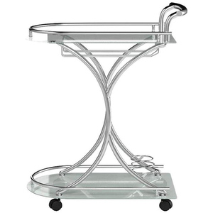 Hotel moderno de muebles para el hogar de vidrio negro superior cocina carrito de comida de carro - Product Image 4