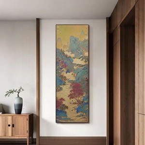 <span class=keywords><strong>Peinture</strong></span> murale suspendue de style chinois moderne Fengxi Fishing, paysage, salon, salle à manger, <span class=keywords><strong>chambre</strong></span> à coucher, salon de thé, décoration minimaliste moderne, art - Product Image 4