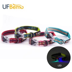 Aksesoris Anjing UFBemo, Set Kalung dan Tali Anjing LED Bercahaya dengan Lampu untuk Anjing - Product Image 1