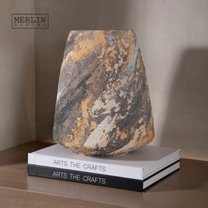 मर्लिन लिविंग ऑयल पेंटिंग सिरेमिक फूलदान फूल चित्रित गृह सजावट फूलदान चाओझोउ सिरेमिक फैक्टरी थोक के लिए रंगीन मिट्टी फूलदान - Product Image 4