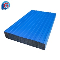 Panneau ondulé en acier PPGI revêtu de couleur, plaque d'acier PPGL laminée à chaud, matériau de construction, tôles d'acier pour toiture conformes à la norme ASTM