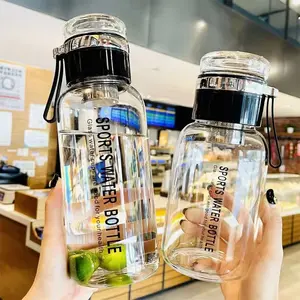 2023 Hot sell new products BPA free colorful eco-friendly gym glass 32oz drinking wholesale water bottles no minimum