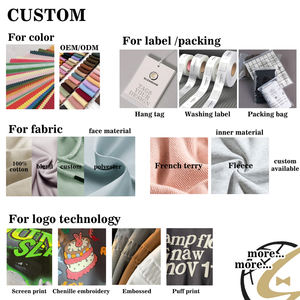 Sudadera con Capucha de Alta Calidad, 400 Gsm, Tejido de Algodón Grueso, Diseño Personalizado con Bordado Desgastado, Estilo Holgado, para Hombre, Invierno, 3D - Product Image 6