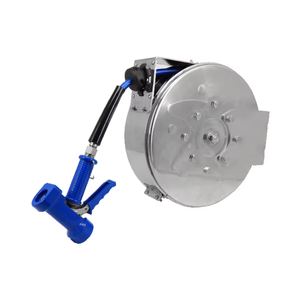 Carrete de Manguera Retráctil de Acero Inoxidable 304 de Diseño Moderno, Automático y Cerrado, de Alta Presión para Riego y Grifos de Cocina - Product Image 1