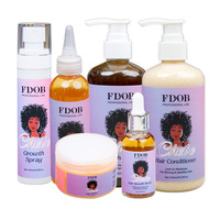 Kit Professionnel Personnalisable pour Soins Capillaires Chebe – Shampoing et Après-Shampoing Anti-Pelliculaire Sans Sulfate, Huile Essentielle pour la Croissance des Cheveux Bouclés