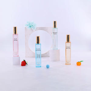 Toptan kare dikdörtgen kalın alt 100ml dayanıklı sprey cam parfüm kapaklı şişe - Product Image 1