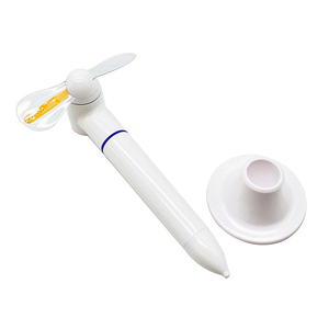 Xách Tay Cá Nhân LED ánh sáng Mini <span class=keywords><strong>Fan</strong></span> Ballpoint Pen tốc độ cao làm mát phát sáng nhấp nháy Tính năng Pin hoạt động hộ gia đình - Product Image 2