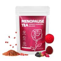 Sachets de thé froid pour la ménopause avec dattes rouges, longanes, roses, betteraves et mûres - 15 sachets