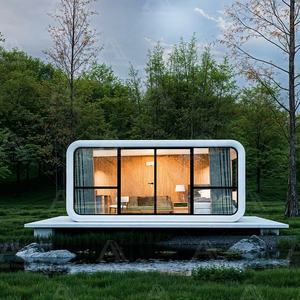 منزل مسبق الصنع من طابقين على شكل تفاحة - منزل صغير فاخر، كوخ حديقة للفنادق والفلل، كوخ تفاحة نمطي، بيت زجاجي - Product Image 2