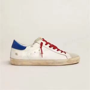 Zapatillas de lona retro para mujer, antideslizantes y cómodas, estilo Golden Dirty, de diseñador, color blanco. - Product Image 3