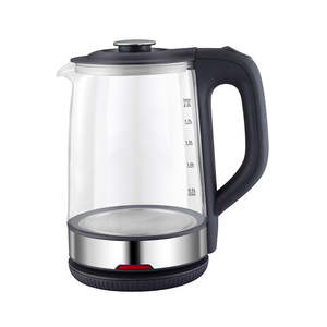 Bouilloire électrique avec corps en verre borosilicate, protection anti-chauffe à sec et anti-surchauffe pour usage domestique, extérieur et garage KE04007 - Product Image 4