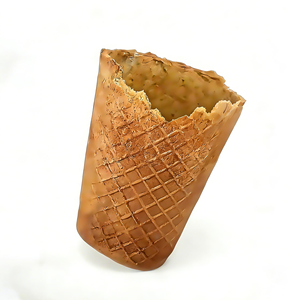 Cônes en gaufrettes à fond plat comestibles, gobelets à <span class=keywords><strong>glace</strong></span> créatifs et croustillants pour l'art du café, les bars à desserts, des friandises Instagrammables - Product Image 1