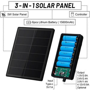 Sistema Solar D5 con Salida de 3.7v para Repetidor de Nodo Lora de 915mhz para Rak 19007 Wisblock Pcb Meshtastic Atlavox S4 Solar Meshtastic Node - Product Image 2
