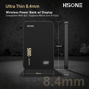 เครื่องชาร์จแม่เหล็กไร้สาย3 in 1แบบบางพิเศษพร้อมจอแสดงผลดิจิตอลอะลูมิเนียมอัลลอย20W ชาร์จเร็ว F21L - Product Image 3