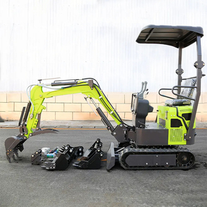 Compacte multifunctionele rupsmini-graafmachine 1-2 ton 1,2 ton hoog rendement motor pomp 1 jaar garantie - Product Image 2