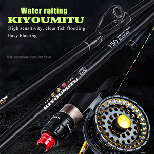 Pour <span class=keywords><strong>RYOBI</strong></span> RANMI Canne à pêche en fibre de carbone Conception télescopique pour la pêche au leurre dans la rivière Lake Stream - Product Image 4