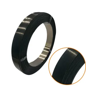 1-1/2'' Black Blue Color High Polished Carbon Steel Banding Strap For Green House 5/8 0.02in Thick Prices
