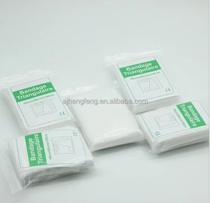 القطن مبيض الإسعافات الأولية الطبية خلع الملابس مثلث القطن الثلاثي ضمادة - Product Image 2