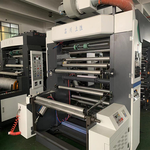 6 <strong>Color</strong> Cheap <strong>Flexo</strong> <strong>Printing</strong> Press Flexographic Printer With Metal Anilox Roller Rubber Roller - Product Image 2