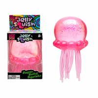 Jouet sensoriel en plastique en forme de méduse, scintillant, simulation d'animal marin, anti-stress, figurine pour enfants de 3 ans et plus