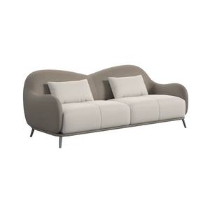 आधुनिक लकड़ी के मॉड्यूलर घुमावदार क्रीम अनुभागीय सोफा सेट-विरोधी खरोंच और वाणिज्यिक स्थानों के लिए पानी प्रतिरोधी - Product Image 1