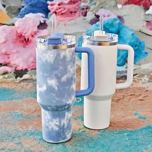 Aço inoxidável dupla camada vácuo garrafa de água transferência térmica Outdoor portátil viagem isolamento copo com alça - Product Image 3