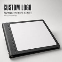 Porte-documents personnalisé avec logo, classeur à anneaux et pochettes A4, fabrication OEM directe d'usine