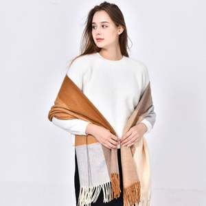 Écharpe longue en coton de luxe pour femmes, hijab, châle d'automne - Product Image 6