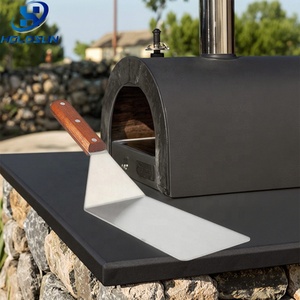 Spatola per <span class=keywords><strong>Pizza</strong></span> Extra Large in Acciaio Inox con Manico in Legno, Logo Personalizzato, Pala per <span class=keywords><strong>Pizza</strong></span> per Uso Domestico, Utensile per Torte, Pasticcini e Crostate - Product Image 6