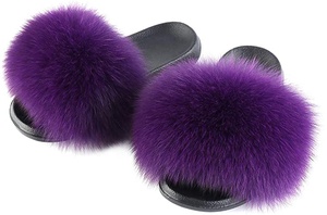 Sandalias con plataforma china para mujer, calzado con plumas de pelo, para casa, venta al por mayor, <span class=keywords><strong>2021</strong></span> - Product Image 5