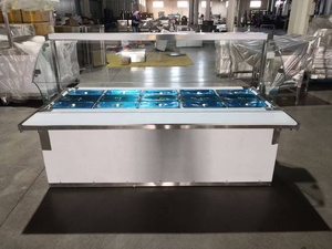 EU Other Hotel & Restaurant Supplies Stainless Steel Catering Equipment Food <b>Warmer</b> <b>Buffet</b> Bain Marie Display showcase - Product Image 4