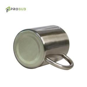 Prosub 8oz כוסות לעדן ספלי קפה עם ידית נירוסטה קיר כפול קמפינג החסר סובלימציה כוס - Product Image 3