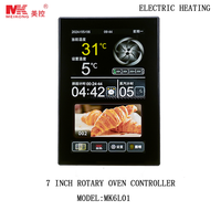Thermostat intelligent à écran tactile MEIKONG 7 pouces, contrôleur de température pour four en plastique, ODM, indice de protection IP67, garantie d'un an - Vente chaude